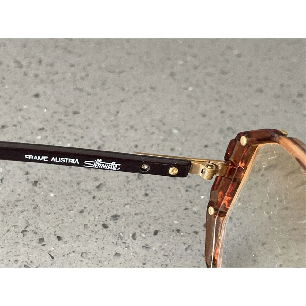 Silhouette SPX M 1201 /20 C 1287 56/13/135 Brown Eyeglasses Frames Only Austria